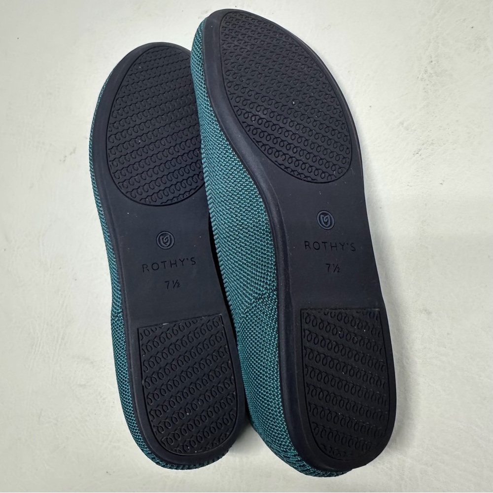 Rothy's Teal Women's Flats shoes size 7.5 - Picture 6 of 9